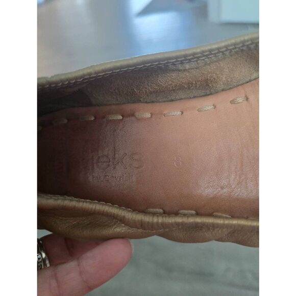 Women's Tieks Ballet Flats Metallic Gold‎ Size 8 - Picture 9 of 10